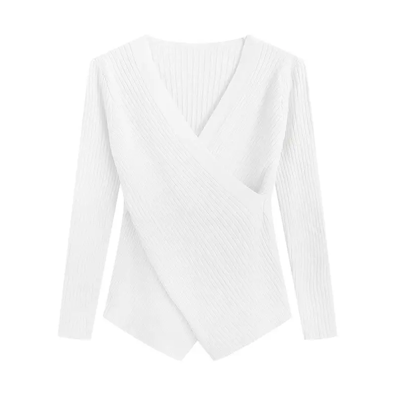 Milk style early autumn black slim fit knit top women's bottom sweater 2024 sweater  cashmere  oversized sweater  pulls