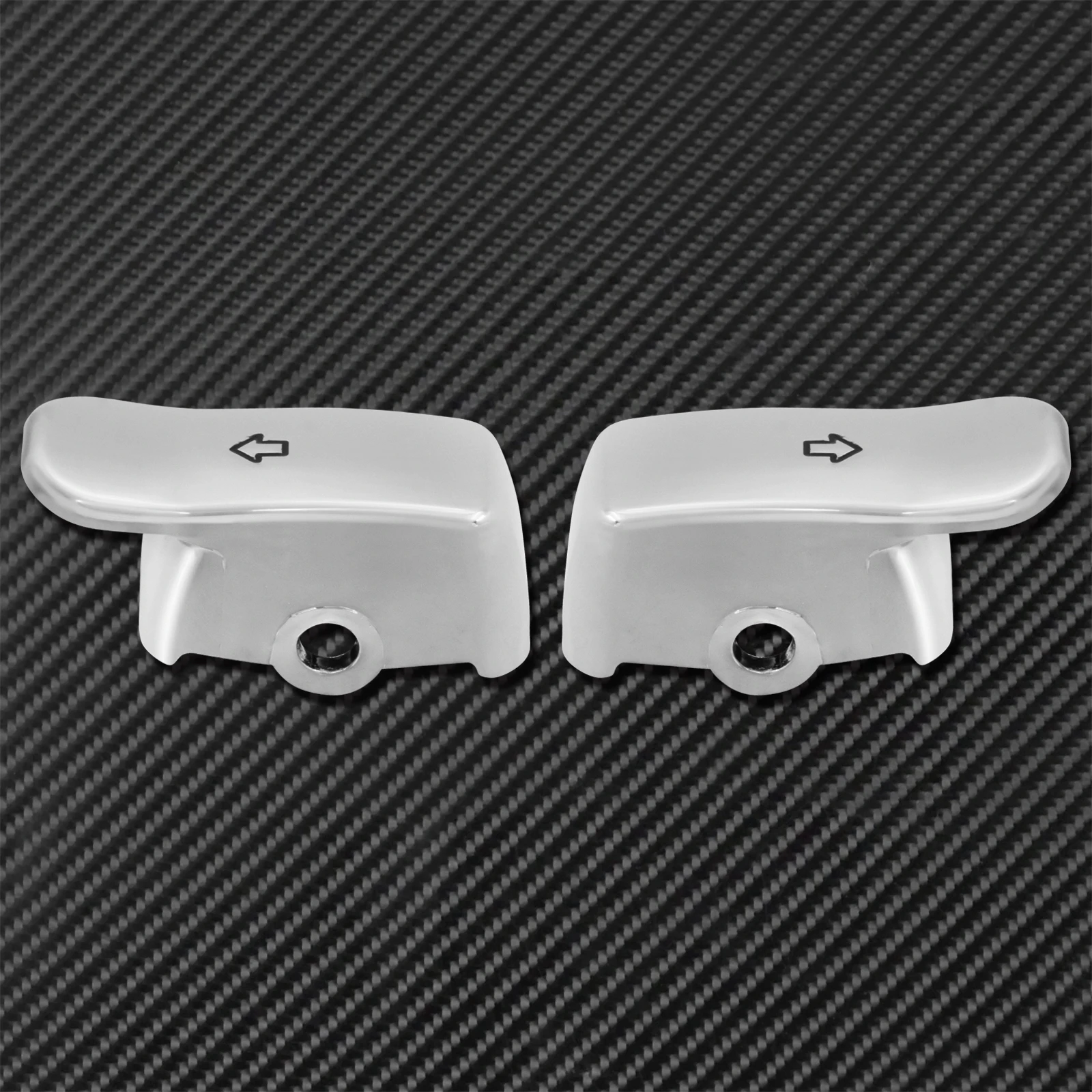 Motorrad Blinker Verlängerung Kappe Schwarz Schalter Taste Erweiterte Abdeckung Für Harley Softail Fat Boy FL Dyna Sportster XL 883 1200