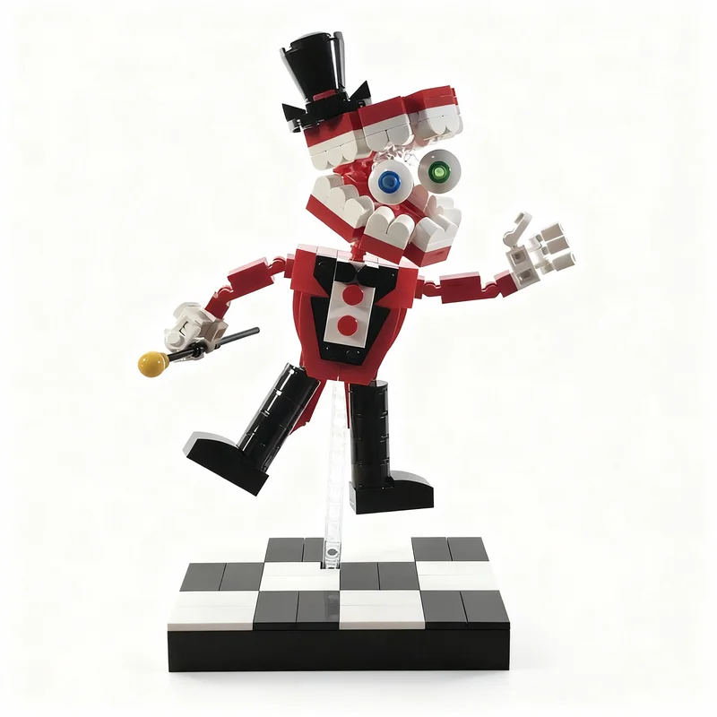 

286PCS MOC Creative Model Caine Amazing Digital Circus Building Blocks DIY Assembly Building Blocks Display Gift Collection Set