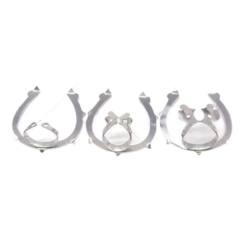 1pcs Lab Clip Rubber Dam Clamps Clip with Bracket Holder Lab Tooth Restoration Surgery Labs Rubber Dam Clamp Clip for Malor