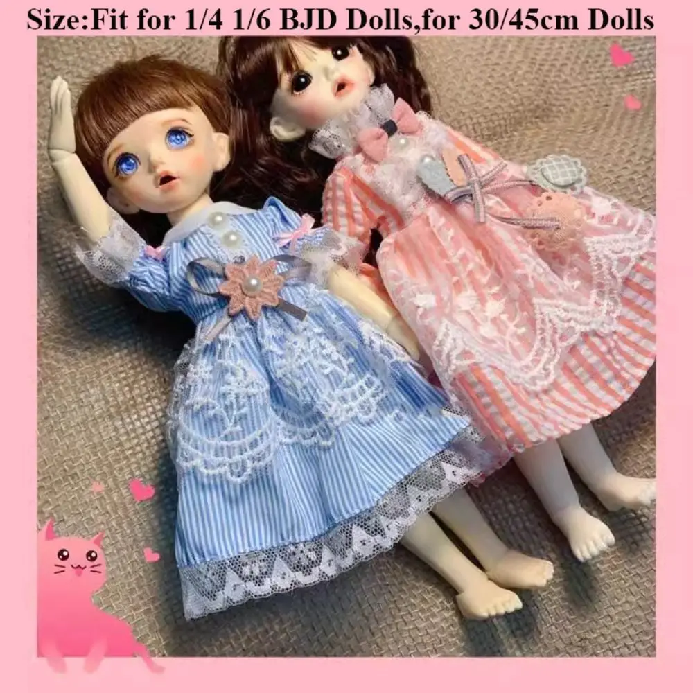 Handmake Doll Elegant Clothes Casual Wears Fashion Camisole Lace Party Dresses Mini for 1/4 1/6 BJD 30/45cm Dolls