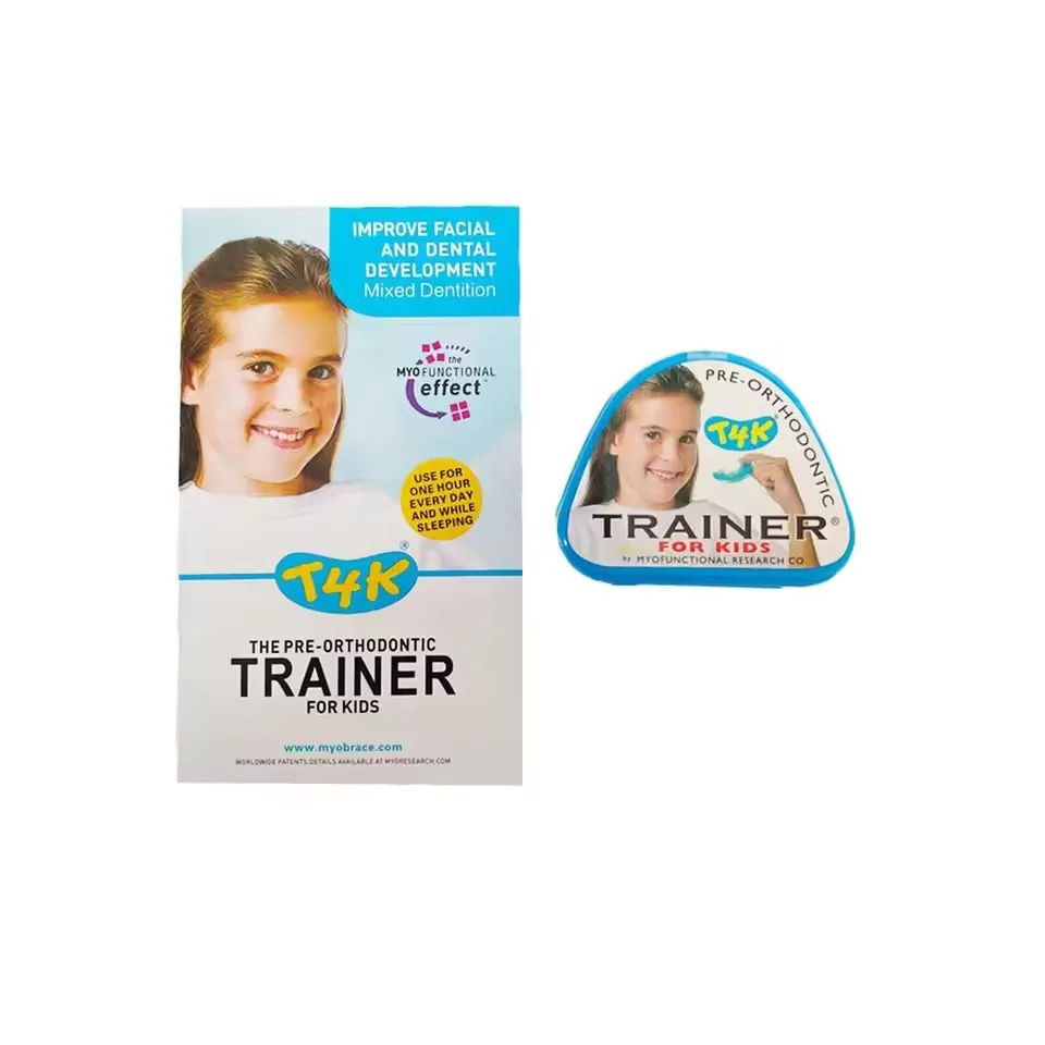 Original MRC T4K Blue Myobrace Trainer Orthodontic Appliance 5-8 Years Kids Oral Habit Correction Dental Braces
