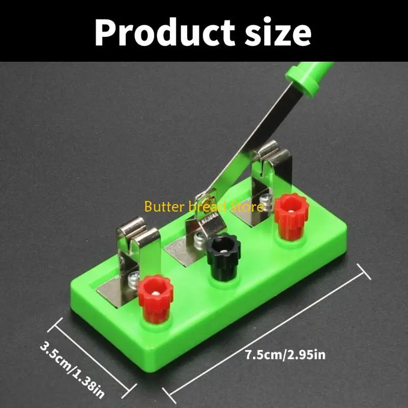 W89C Kids STEM Learning Toy Poles individuales Switch Double Switch Physics Experiment Aid