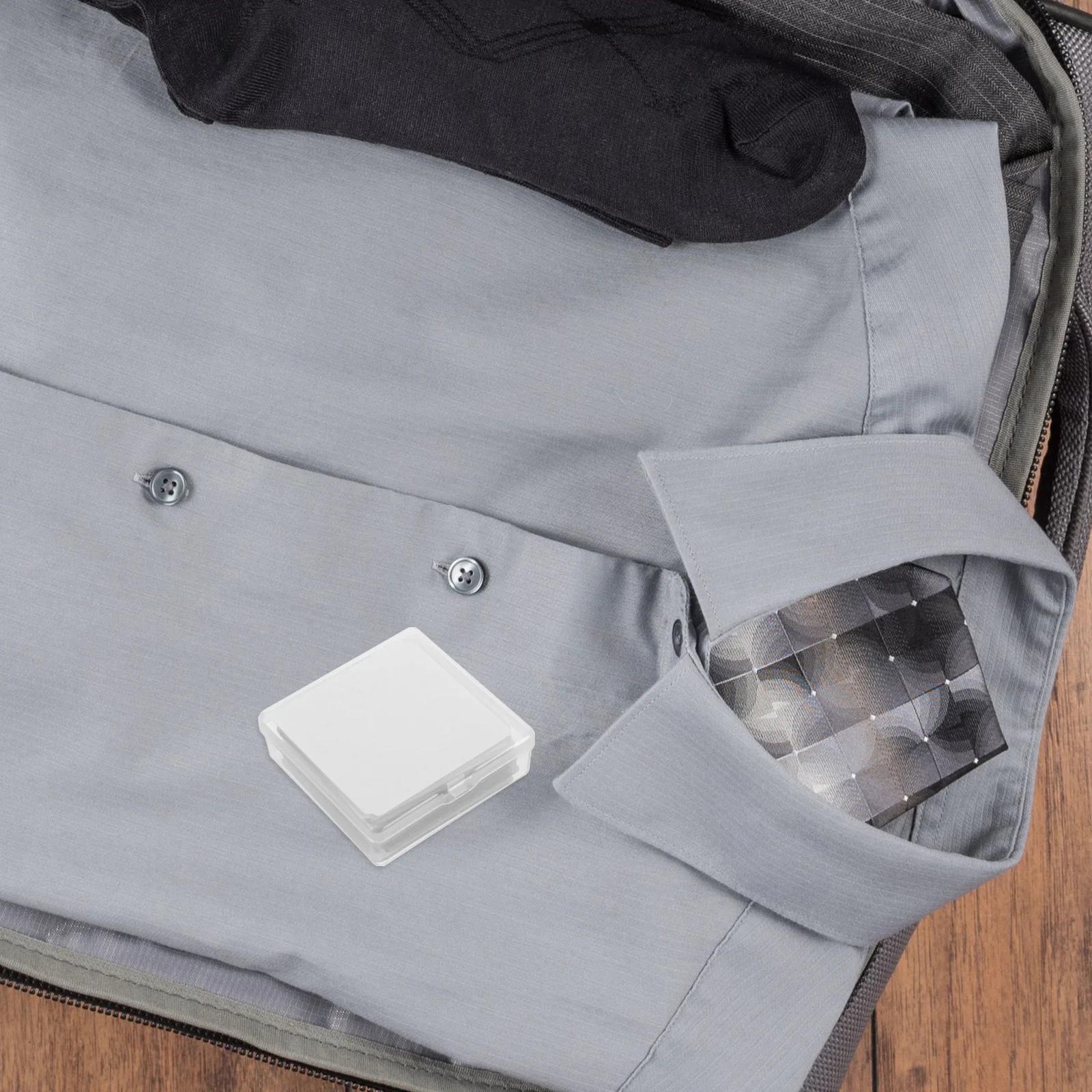 80 قطعة طوق القميص يبقى مكافحة الاعوجاج البلاستيكية دعم لا حليقة حافة المشكل الرجال النساء قمصان حافة طوق يبقى