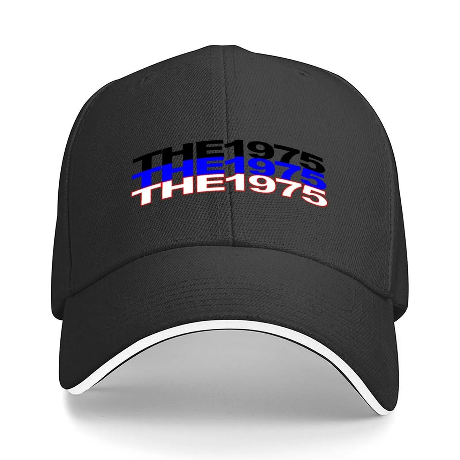 

1975 sticker logo Matty Healy Being funny in a foreign language Baseball Cap Hat Luxury Brand Caps Women Men's