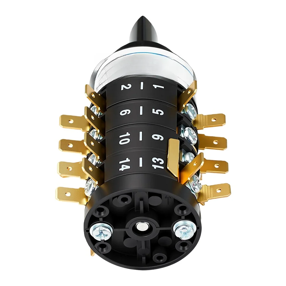 HZ5B 660V 380V AC Combination Switch Flame Retardant ABS Rotary Handle For Industrial Power Transportation Mining Automation Equ