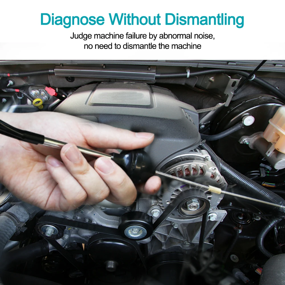Auto Engine Hearing Tool Car Engine Block Diagnostic Tool Professional Engine Analyzer Mechanics Cylinder Stethoscope