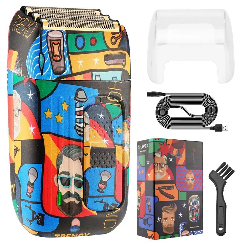 

Мужская электробритва для головы # # - Триммер для лысины 3-в-1, грумер для бороды и тела, аккумуляторная батарея, для влажного/сухого использования