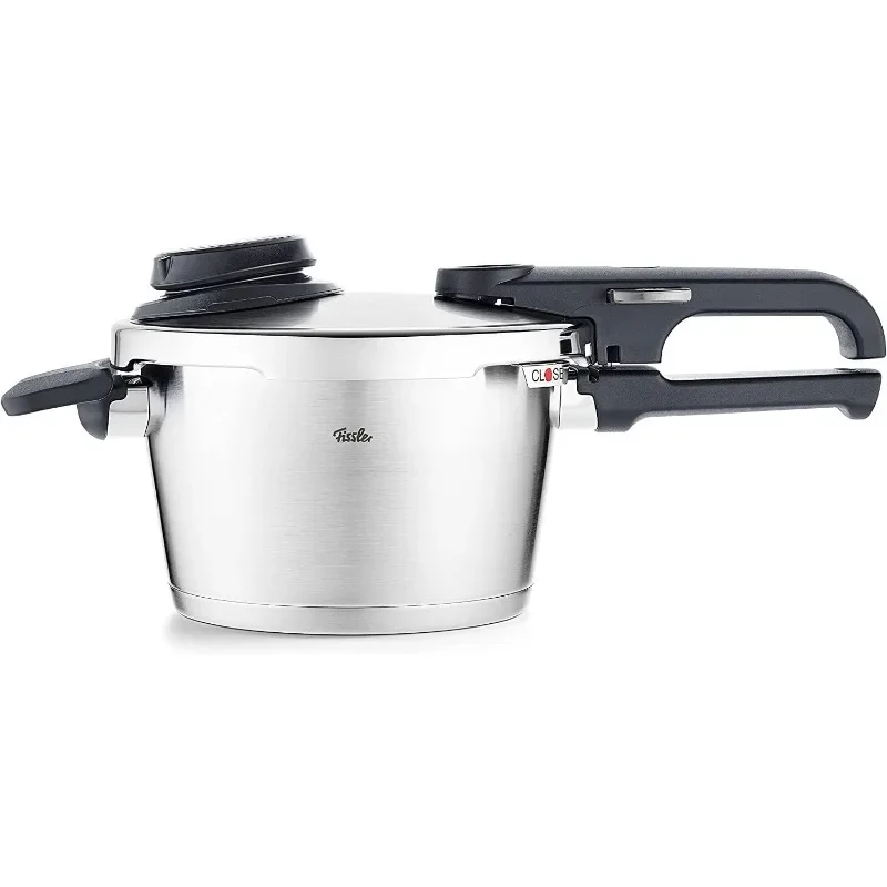 Fissler Vitavit Premium Pressure Cooker with Steamer Insert, 2.6 Quart