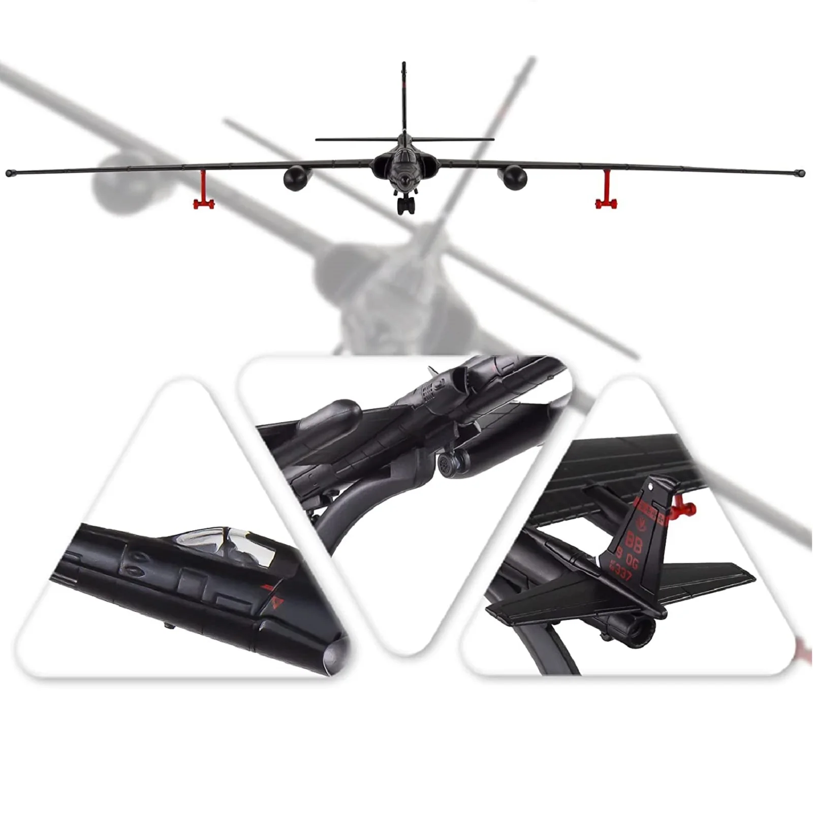 1/144 مقياس لعبة مجسمة U-2S U2 U-2R سبائك معدنية طائرة طبق الاصل لعبة مجسمة الاستطلاع طائرة عسكرية التنين سيدة دييكاست