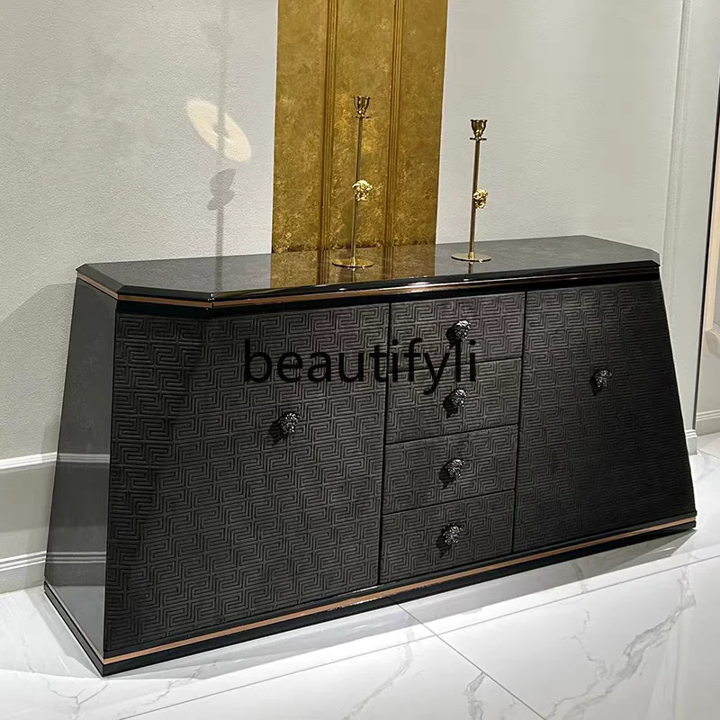 

Italian Style Fashion New Entryway Wealth-Attracting Storage Sideboard Cabinet with Four Drawers