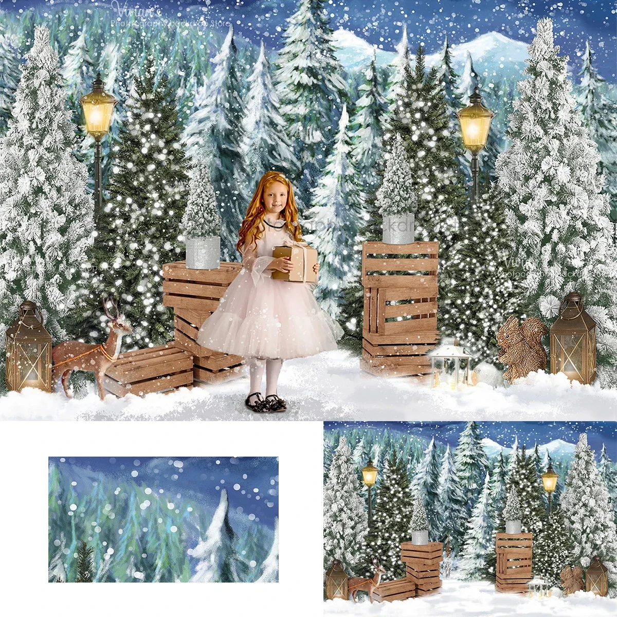 sfondo-fotografico-foresta-di-natale-bambini-ritratto-di-bambino-compleanno-festival-banner-renna-neve-puntelli-bambino-ragazza-photostudio