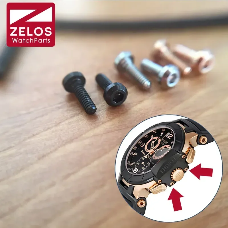 

Inner Hexagon Watch Screw for Tissot T-Race T-Sport T048 Chronograph Watch Crown Bridge Protect Guard Watch Screw