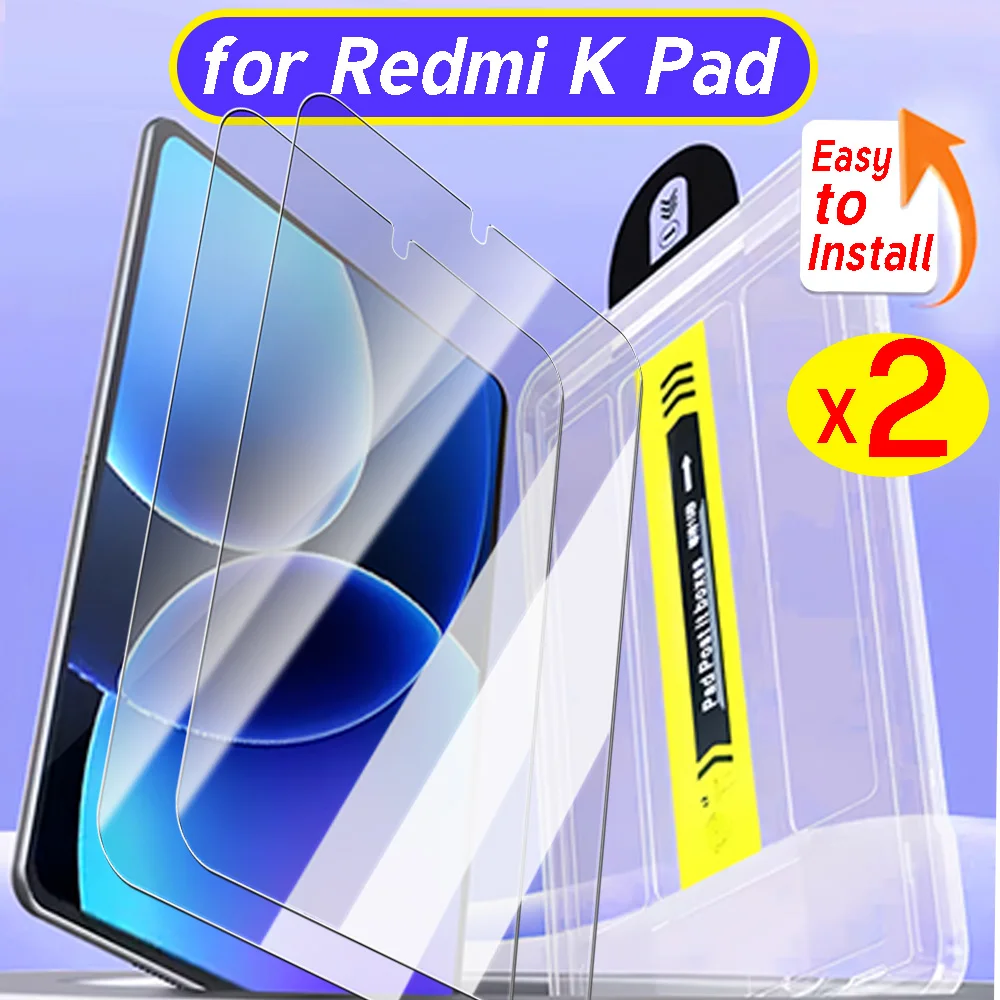 

Пленки из закаленного стекла 9H без пыли для Redmi K Pad Простая установка Защитные пленки HD от царапин для Redmi K Pad 8,8 дюйма 2025 г.