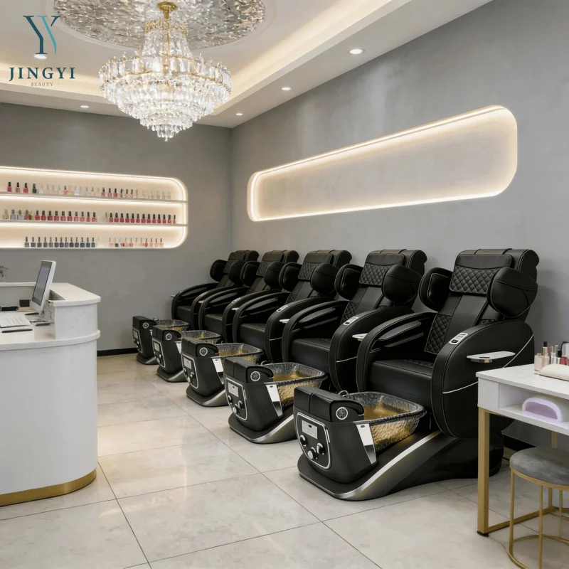 Cost Effective Nail Care Foot Spa Massage Chair Pedicure and Manicure Pedicure Chairs with Jet Luxury Modern