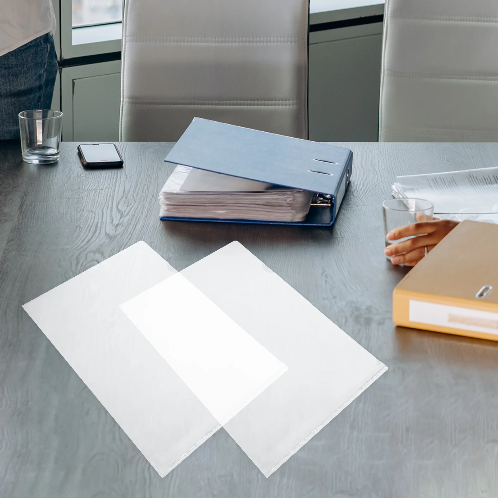 

20 шт., прозрачные рукава для папок, прочные защитные пленки для документов, защитные пленки для листов формата А4, объемный прозрачный держатель для бумаги, рукав для файлов, страница