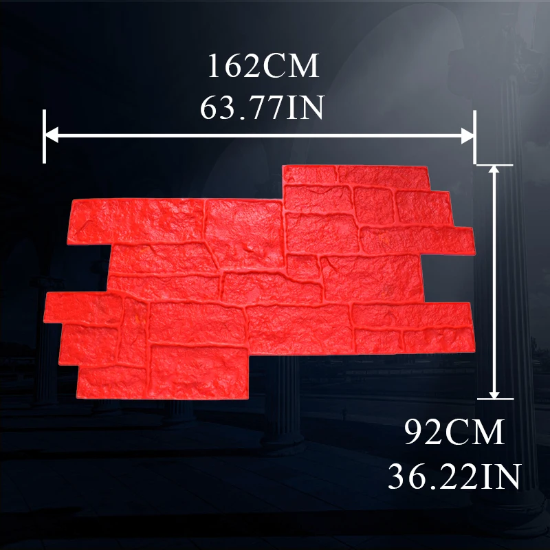 Concrete Stamp Mould for Making Cement Floor, Concrete Stamping Mat, Roman Stone, Embossed Floor