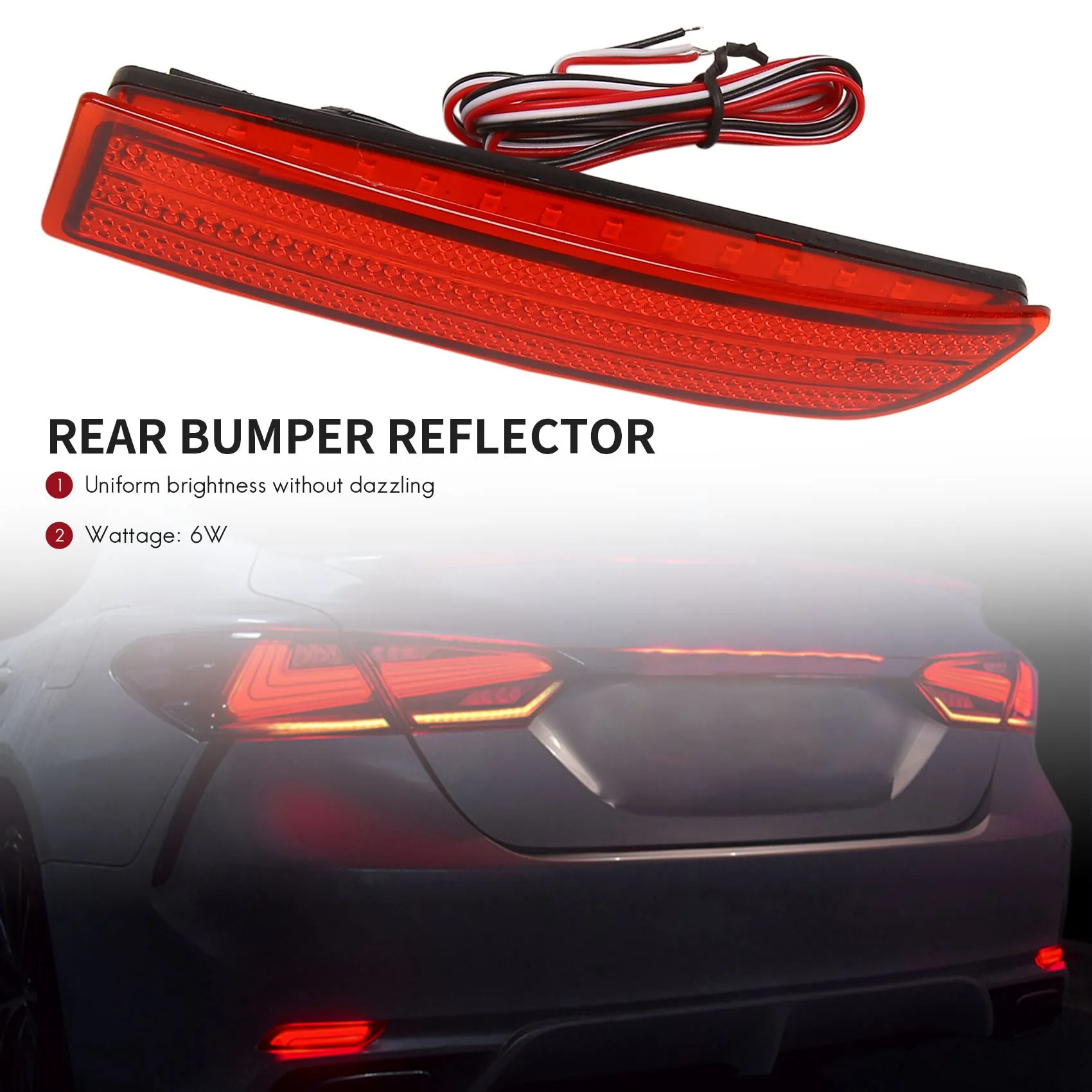 Parking Brake Rear Bumper Reflector Lamp for Avensis/Alphard Mki/ Led Tail Lights Fog Stop