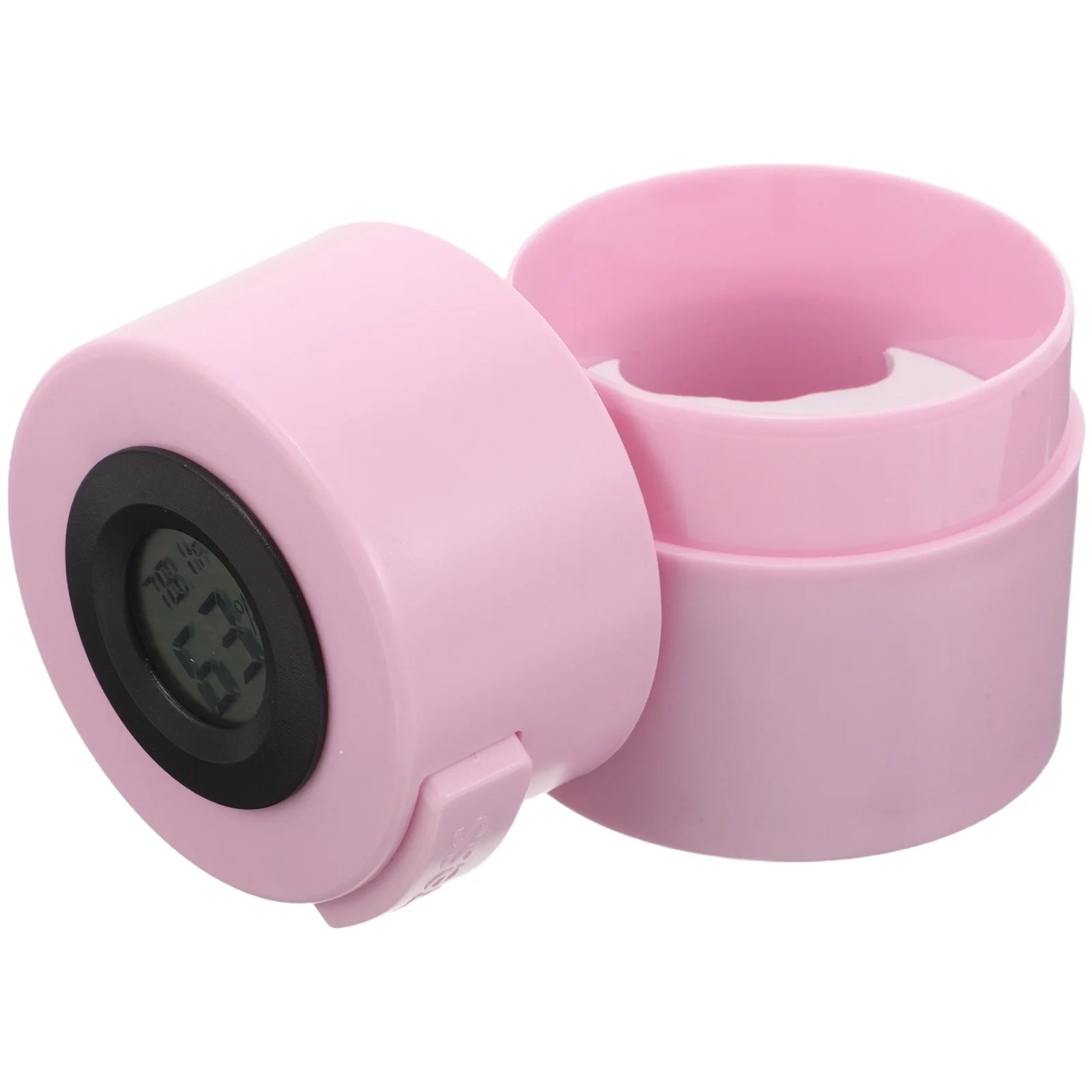 Airtight Lash Glue Storage Jar Eyelash Extension Holder With Temperature Humidity Display Leak-Proof Container For Salon