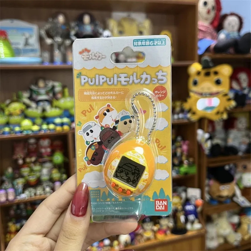 Original Bandai Pui Pui Molcar Anime Tamagotchi Eletrônico Pet Machine Game Console Nostálgico Brinquedo Virtual Para Crianças Presente De Natal