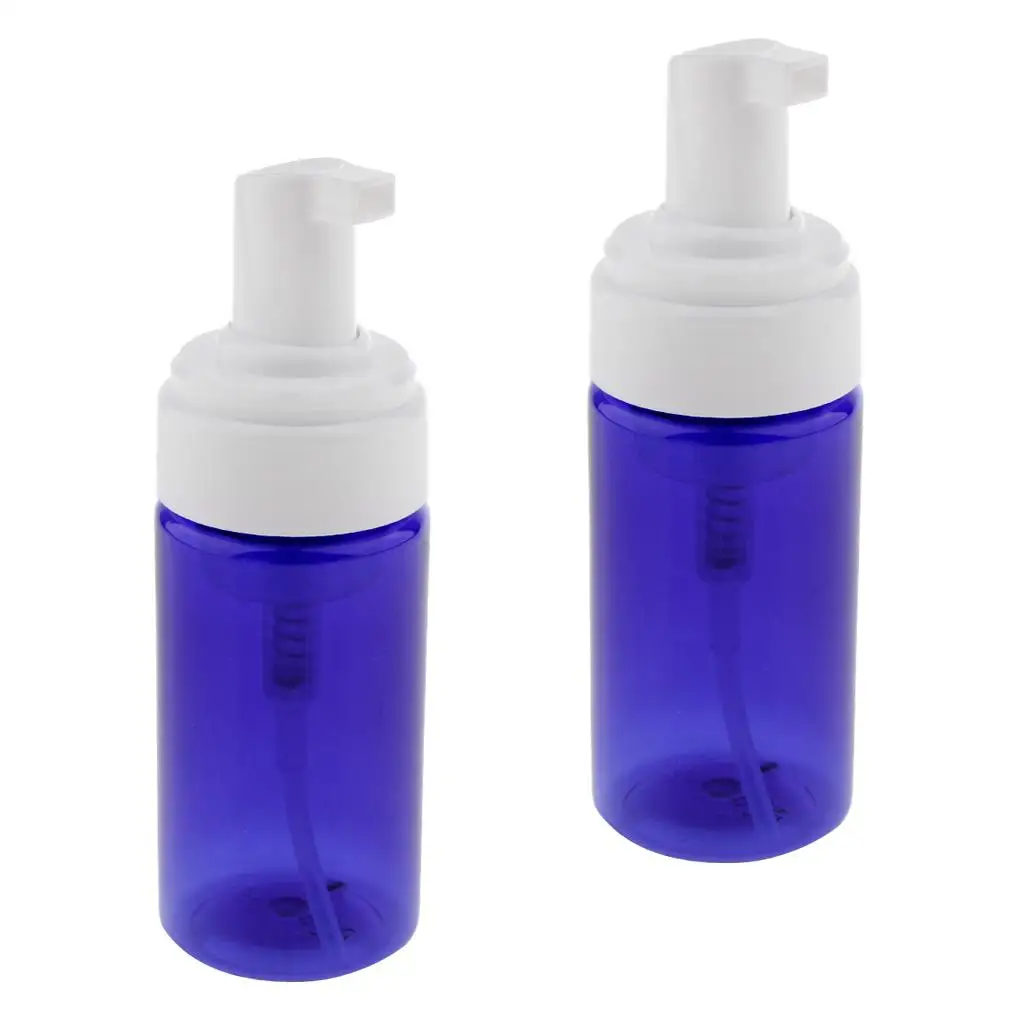 

2x100ml Dispenser Soap Foam Foaming Pump Empty Bottle Suds Plastic Travel