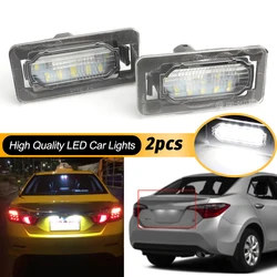 2PCS LED Number License Plate Light Lamp Assembly Replacement For 2014-2021 Toyota Corolla Sedan