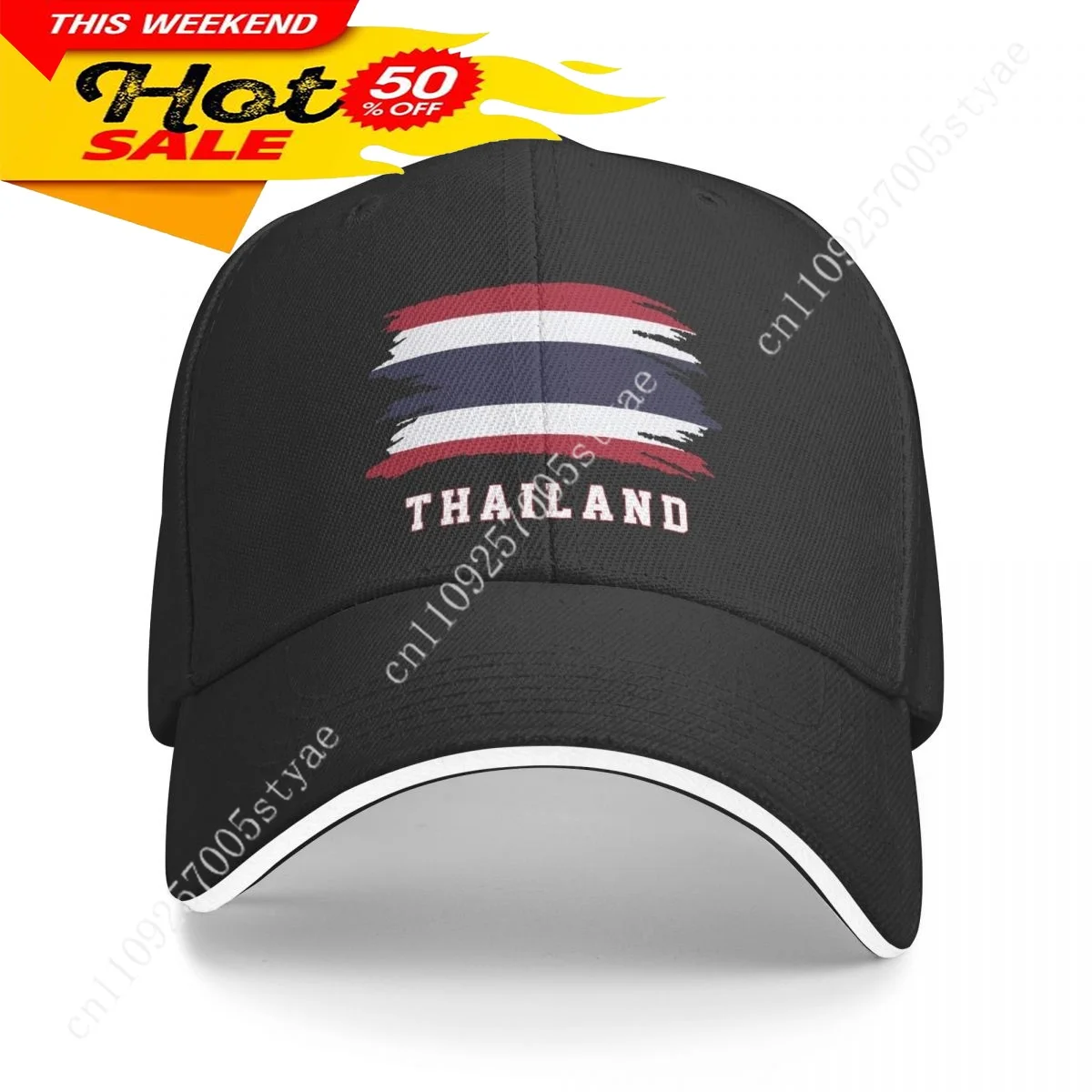 

Thailand Flag Thai Cap Man Woman Baseball Hat Fashion Sunhat Adjustable Hip Hop Hats Trucker Caps Cool Outdoor Snapback Hats
