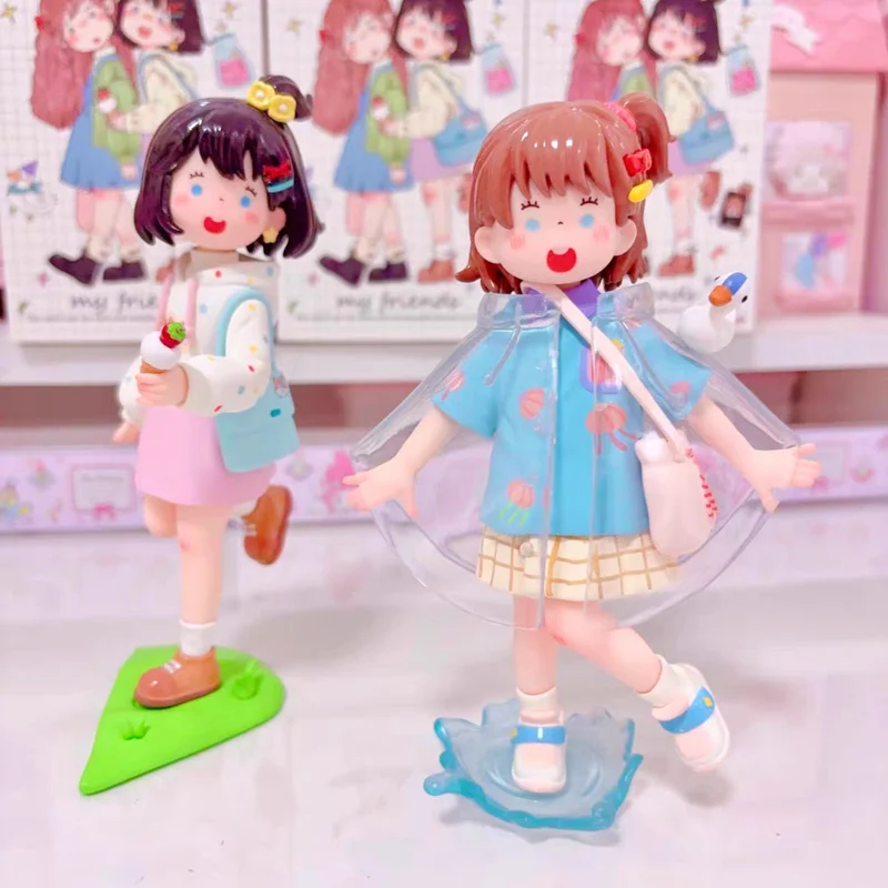 

In Stock Genuine Suki My Friends Series Blind Box Trendy Anime Model Figurine Doll Collection Suki My Friends Birthday Gift