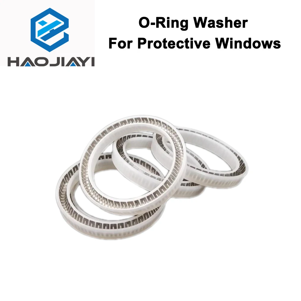 

HAOJIAYI O-Ring Washer Protective Windows Customizable Size for Fiber Laser Head 1064nm