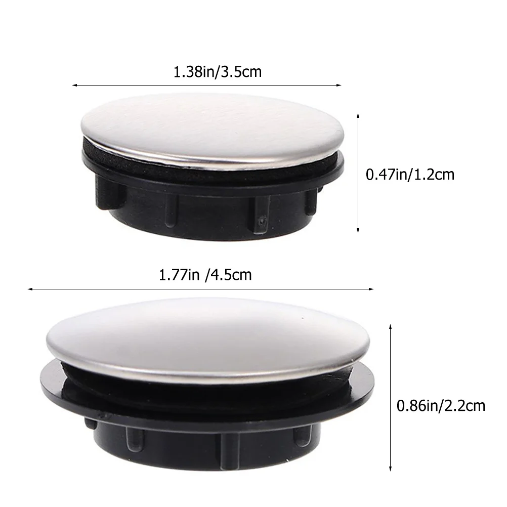 4 عبوات من أغطية الحوض للثقوب غير المستخدمة كونترتوب غطاء فتحة الحوض غطاء صنبور المطبخ سدادة مانعة للتسرب #5