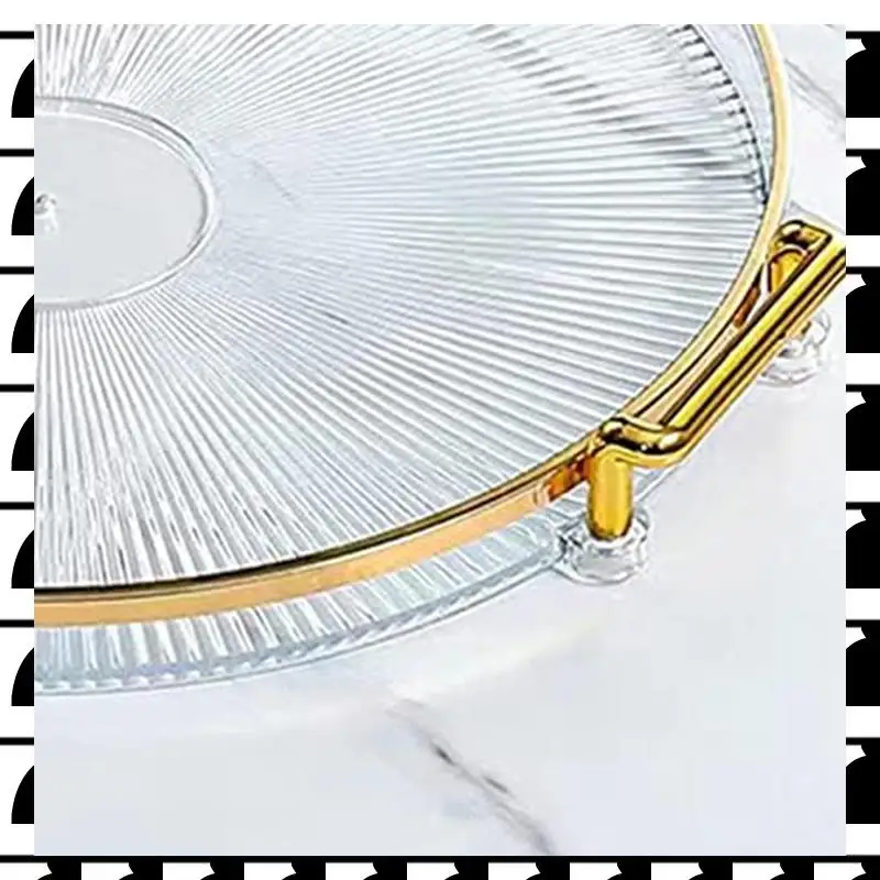 

A44U Luxury Serving Tray,With Handles Cosmetic Perfume Makeup Display Multifunction Decorative Decorative Tray,Jewelry Tray D Du