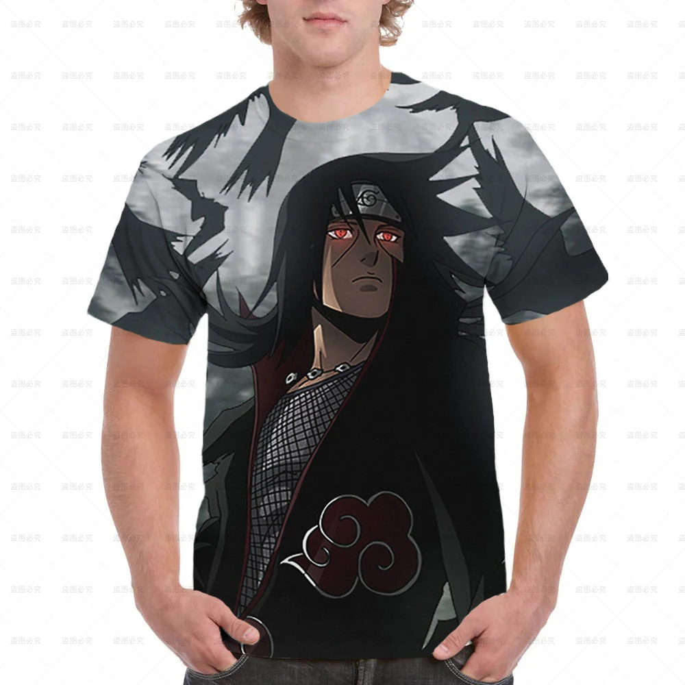 2025 جديد الصيف الرجال جديد ثلاثية الأبعاد طباعة تي شيرت انمي ياباني ناروتو الجولة الرقبة الفتيان تي شيرت المرأة صبي فتاة الترفيه الرياضة تأثيري