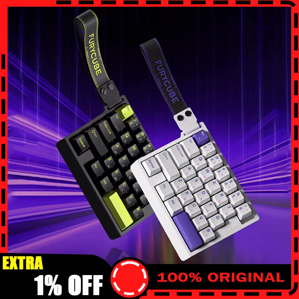 

FURYCUBE M30HE Single-handed Magnetic Switch Keyboard Wired FPS E-sports Gaming Keyboard 0.1ms Ultra-low Latency 7 Pc Gamer