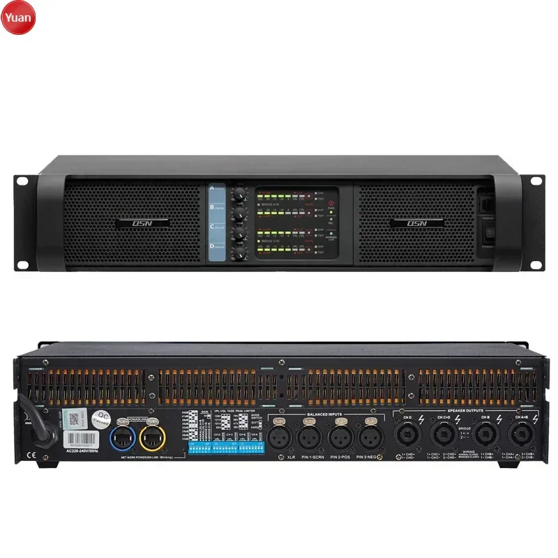 

Low Price Amplifiers 4 Channel 1350W Class-TD Amp 2ohm POWER Amplifier