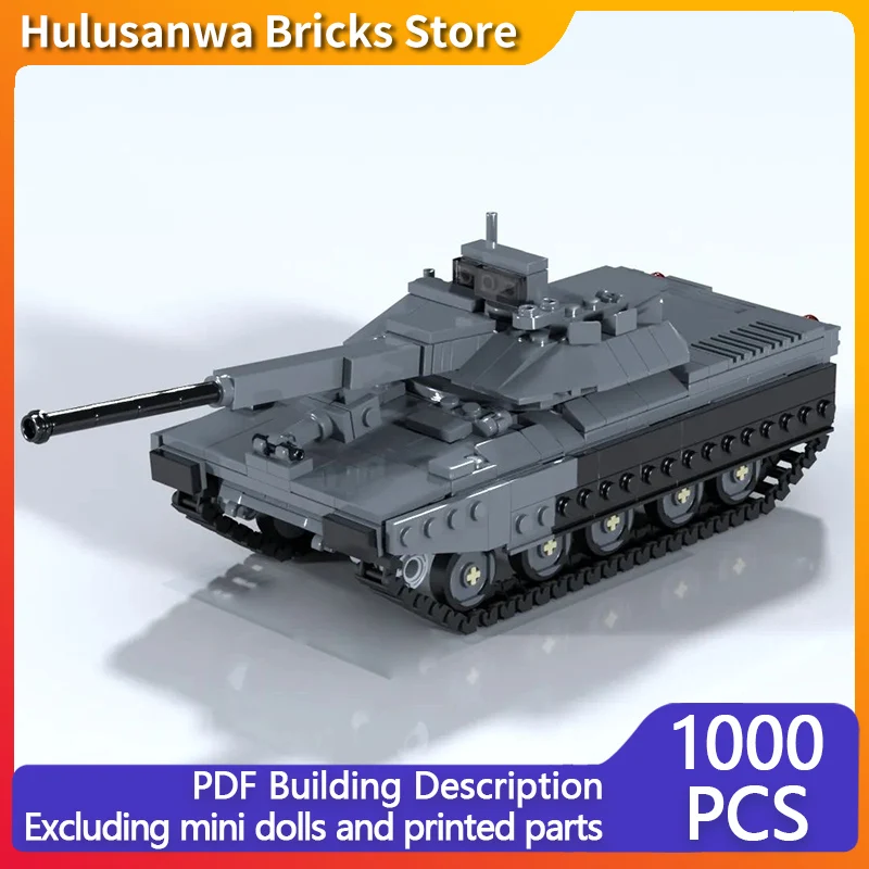 

Modern Military Tanks Model MOC Building Bricks War Equipment Modular Technology Gifts Holiday Assemble Children Toys Suit