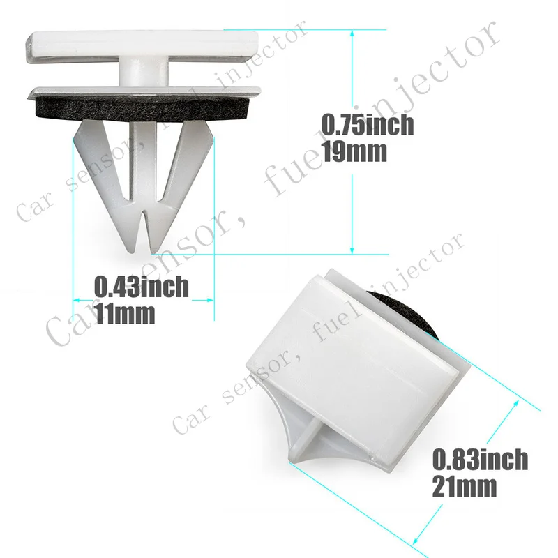 Q+ 30pcs New Rocker Panel Deck Lid Moulding Clips Retainer For Ford FUSION MKZ 2013