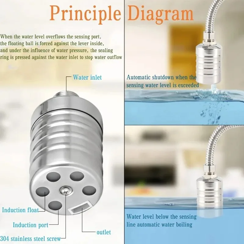 Stainless Steel Float Valve 1/2
