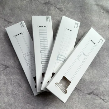 กล่องบรรจุภัณฑ์สวยงาม20ชิ้นกล่องเก็บสาย1:1สำหรับนาฬิกา Apple สายรัด iWatch เชือกทอยืดหยุ่นชุดของขวัญขายส่ง