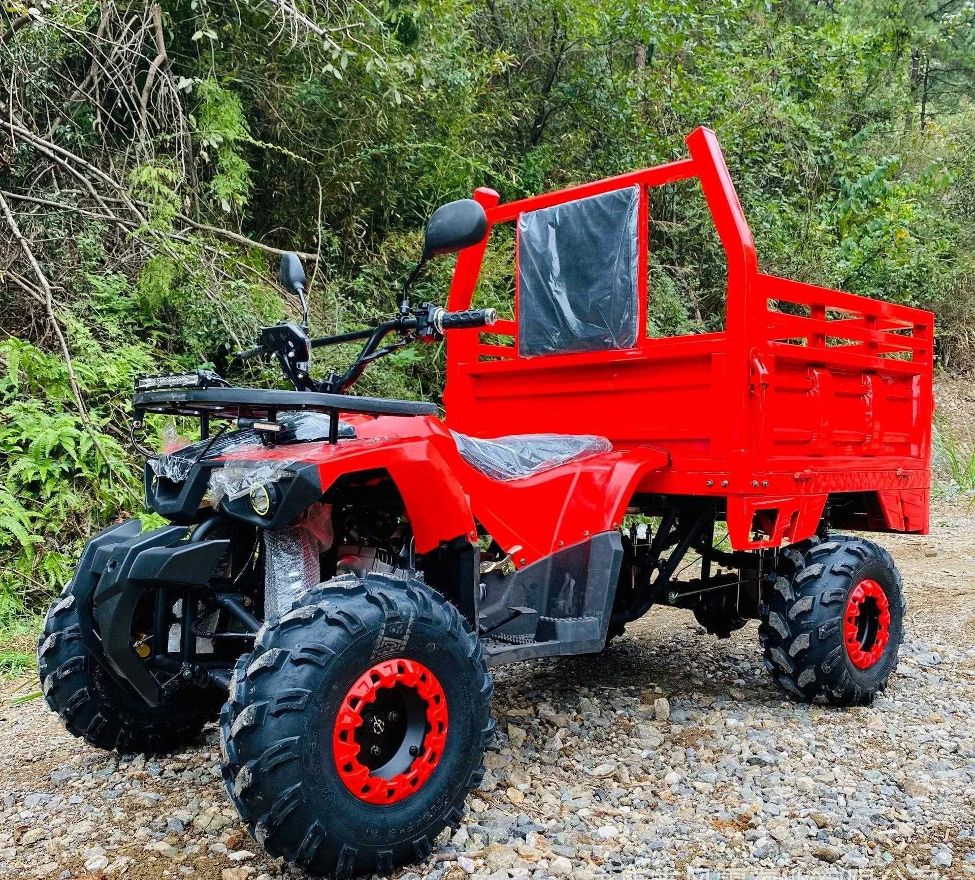 ATV Quad Off-Road Motorcycle All Terrain ATV Mountain Bike Agricultural Belt Trailer