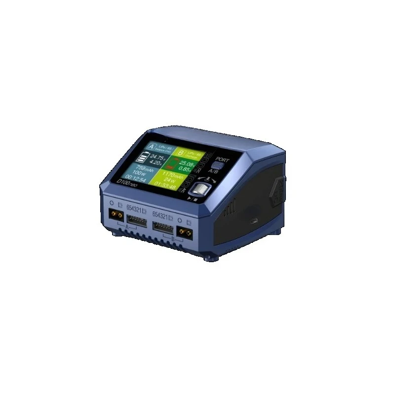 new AC/DC dual channel intelligent charger replaces D100V2
