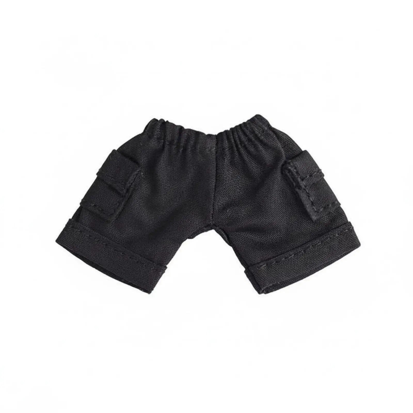 2xDoll Clothes Sporty Shorts Fashion 1/12 Scale BJD Clothes for Display Black Cargo Shorts