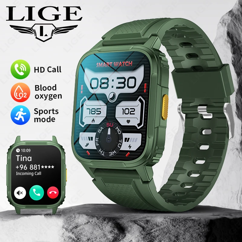 The Latest 2024 Smartwatch For Xiaomi Men Waterproof Smartwatch All Smartphone Connections Bluetooth Calling Sport Fitness Watch