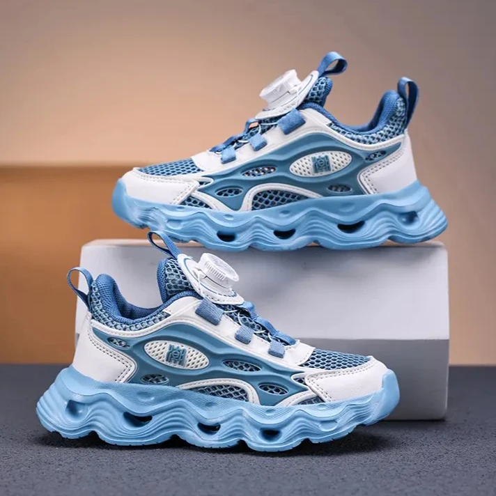 

Hot Selling Mesh Refreshing Childrens Sports Shoes Breatha Stable Running Shoes Support and Foot Protection Casual Shoes