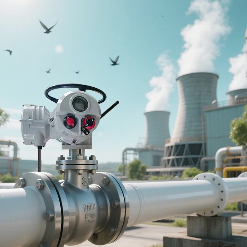 

Multi Turn Intelligent Regulating Type Electric Actuator Output Signal 4-20mA IP68 for Power Plant