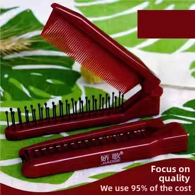 

Портативная расческа с частыми зубьями для женщин, удобная для использования, легко носить с собой, для распутывания и разглаживания волос, антистатическая, для ежедневного использования