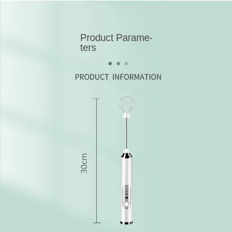 USB 충전식 무선 전기 우유 거품 거품기, 에그 비터, 핸드헬드 커피 믹서기 우유 셰이커 믹서, 포머 푸드 믹서기