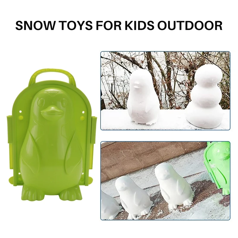 Snow Toys Kit 5 PCS Snowball Maker Tool Snow Toys Kids Winter Outdoor Toys Snow Ball Clip Snow Games For Kids And Adults