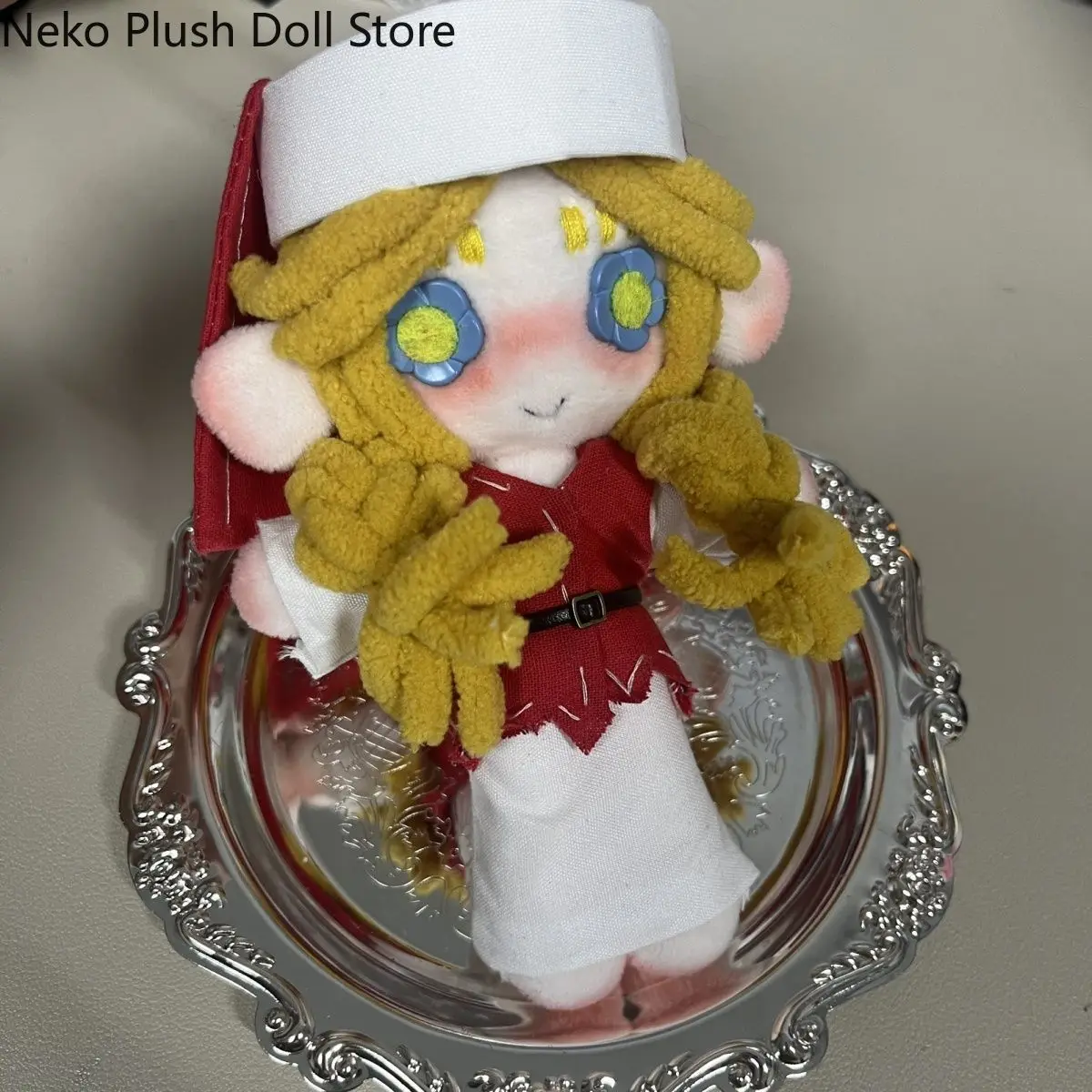 Identity V - Muñeco de Peluche de Anne Lester, Comerciante de Juguetes, Cosplay de Anime, Manualidades de Halloween, Muñeco de Peluche Suave, Regalo Original de Navidad