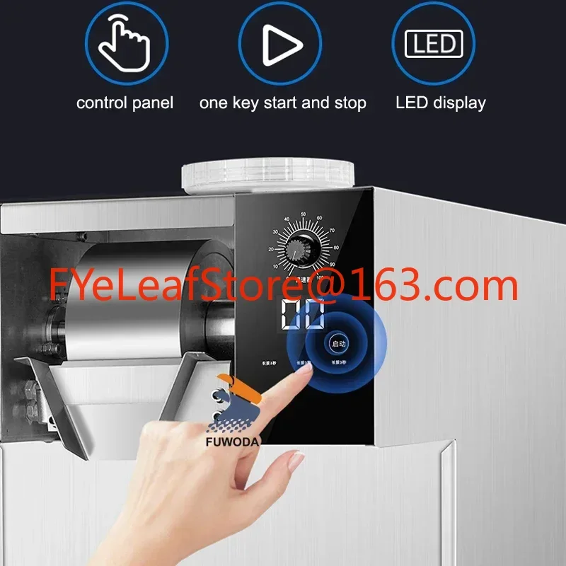 Intelligent 250kg/days Snow Ice Machine Snowflake Ice Maker Milk Snow Ice Shaver Crusher Korean Bingsu Machine