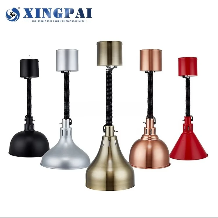 

XINGPAI Hotel Restaurant Supplies Buffet Food Heat Preservation Lamp Lift Hanging Single Head Food Heating Lamp